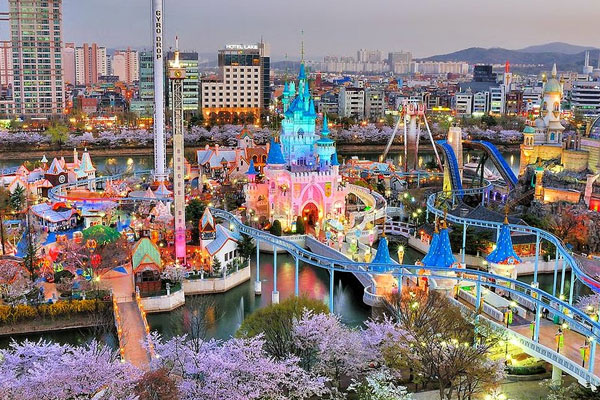 Lotte World (Seoul) – công viên trong nhà, Magic Island và khu mua sắm Lotte
